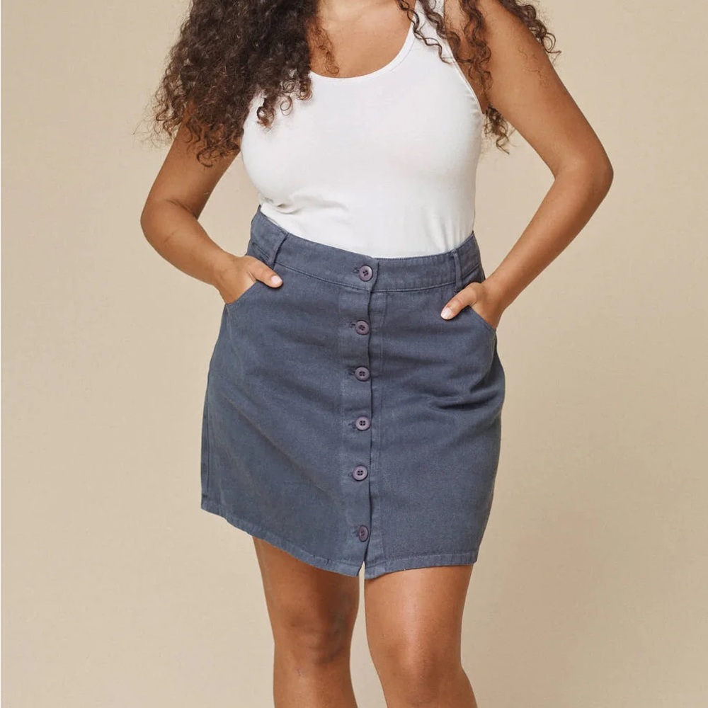 Jungmaven Vassar skirt medium diesel gray